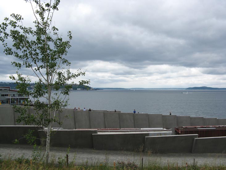 Elliott Bay From Olympic Sculpture Park, Belltown, Seattle, Washington