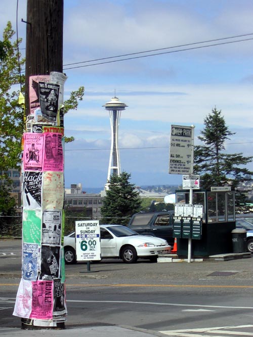 Space Needle From Capitol Hill, Seattle, Washington