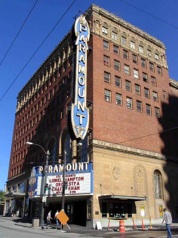 The Paramount Theatre, 911 Pine Street, Seattle, Washington