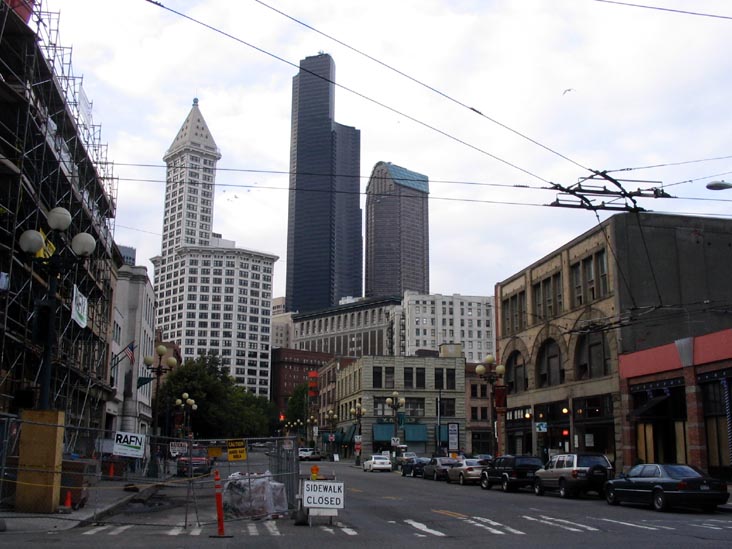 Looking North Towards Downtown From the International District, Seattle, Washington