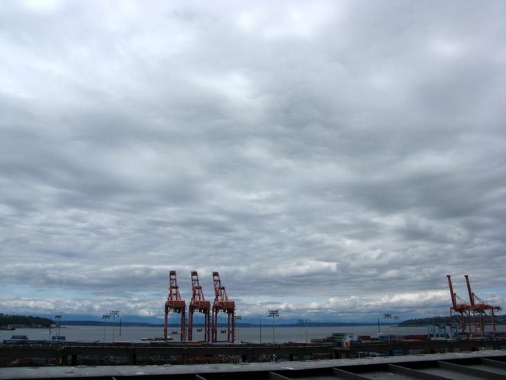 Elliot Bay From Safeco Field, Seattle, Washington