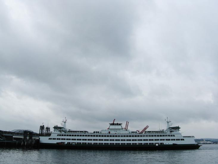 Ferry, Pier 52 From Pier 55, Seattle, Washington