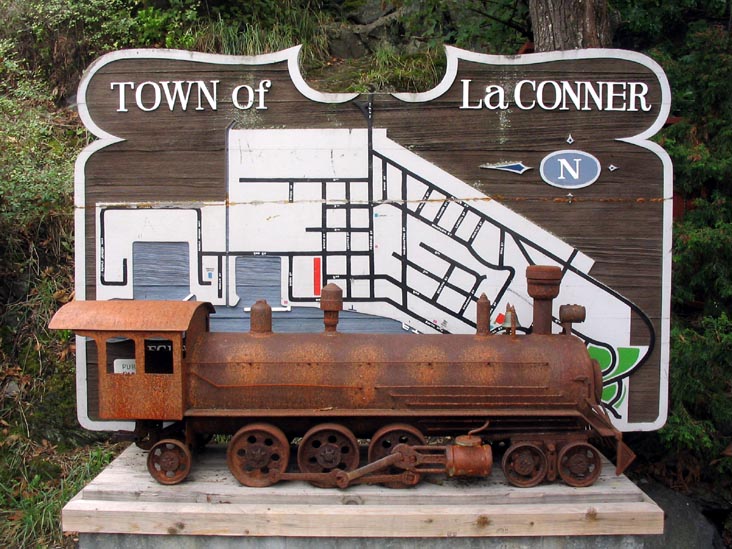 Town of La Conner Map, La Conner, Washington