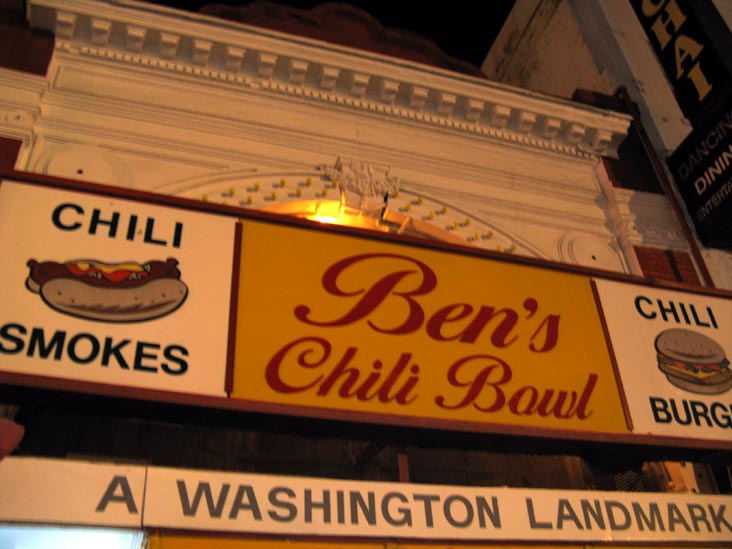 Ben's Chili Bowl, 1213 U Street, NW, Washington, D.C.