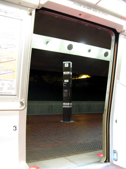 Open Door, Fort Totten Stop, Green Line, DC Metrorail, Washington, D.C.