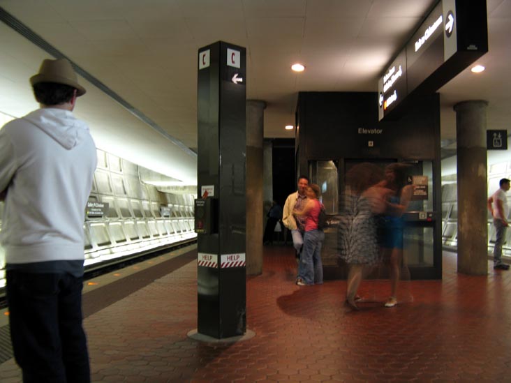 Gallery Place-Chinatown Station, DC Metrorail, Washington, D.C., 2:21 a.m.