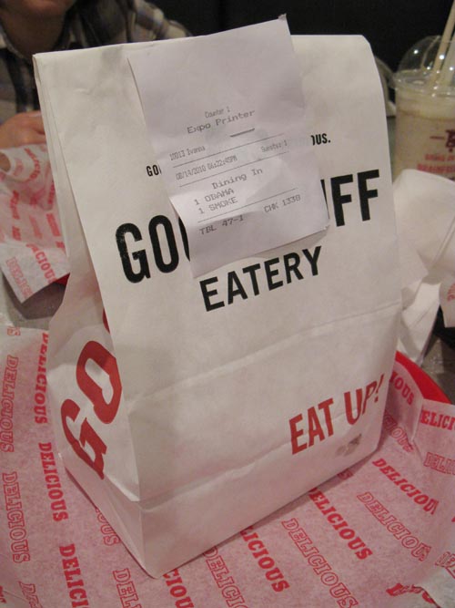 Food Order, Good Stuff Eatery, 303 Pennsylvania Avenue SE, Washington, D.C.