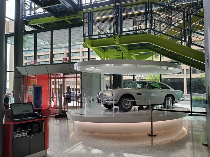 Aston Martin DB5 (Bond Car), Spy Museum, Washington, D.C., April 21, 2022