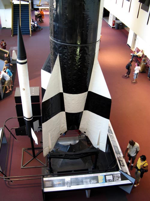 V-2 Missile, Space Race Exhibit, Smithsonian National Air and Space Museum, National Mall, Washington, D.C.