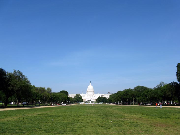 United States Capitol Building From National Mall, Washington, D.C.