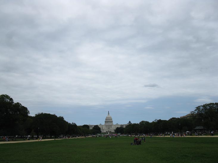 U.S. Capitol Building From National Mall at 7th Street, Washington, D.C., August 14, 2010