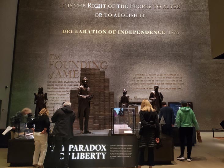 Slavery and Freedom Exhibition, National Museum of African American History & Culture, 1400 Constitution Ave NW, Washington, D.C., February 20, 2022