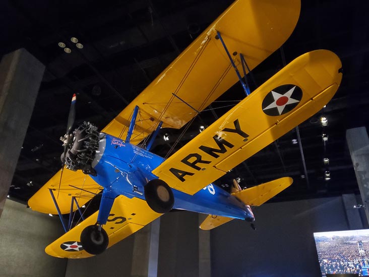 Stearman PT 13-D Spirit of Tuskegee Plane, National Museum of African American History & Culture, 1400 Constitution Ave NW, Washington, D.C., February 20, 2022