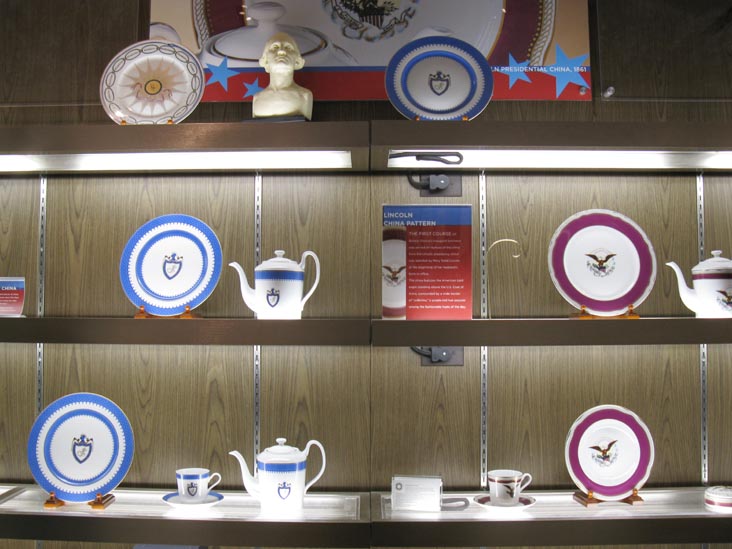 White House China Patterns, Gift Shop, First Floor, Smithsonian National Museum of American History, National Mall, Washington, D.C.