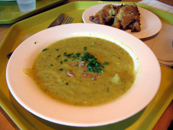Squash Soup, Indian Pudding, Mitsitam Cafe, National Museum of the American Indian, 4th Street and Independence Avenue, SW, Washington, D.C.