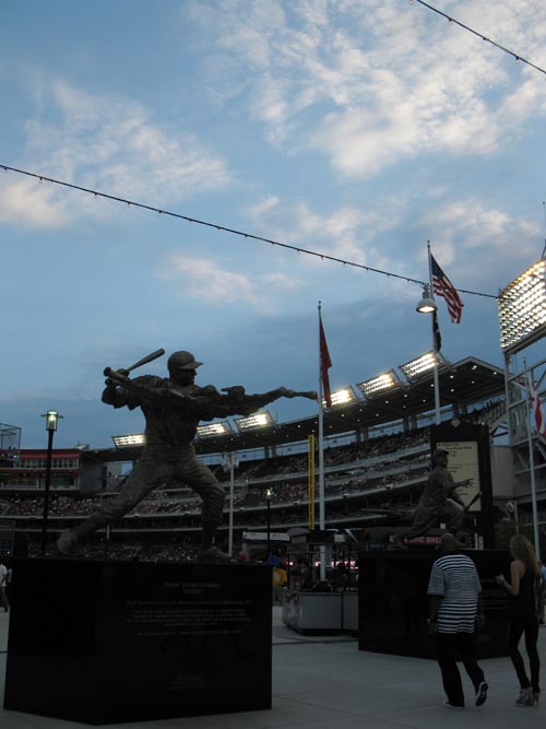 Frank Howard and Josh Gibson Statues, Center Field Plaza, Nationals Park, Washington, D.C., August 14, 2010
