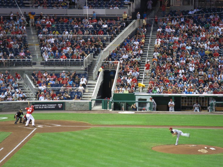 Adam Dunn At-Bat, View From Section 238, Arizona Diamondbacks vs. Washington Nationals, Nationals Park, Washington, D.C., August 14, 2010