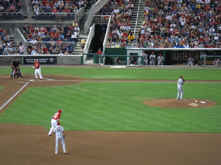 View From Section 238, Arizona Diamondbacks vs. Washington Nationals, Nationals Park, Washington, D.C., August 14, 2010