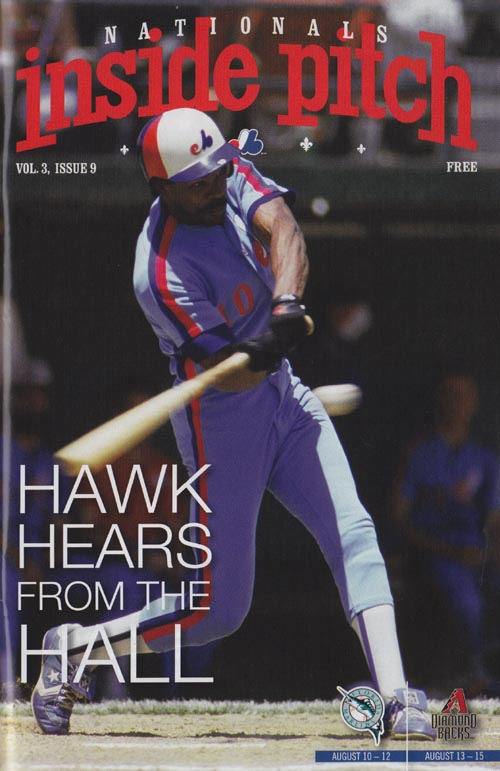 Front Cover, Nationals Inside Pitch Magazine, Volume 3, Issue 9