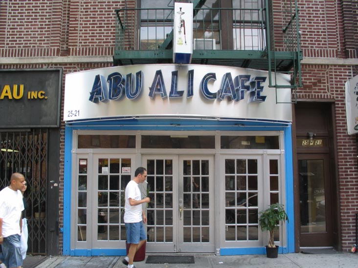 Abu Ali Cafe, 25-21 Steinway Street, Astoria, Queens, August 14, 2005