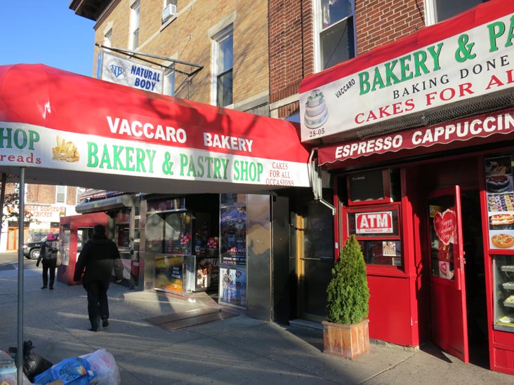 Vaccaro Bakery & Pastry Shop, 28-05 Steinway Street, Astoria, Queens, February 13, 2012