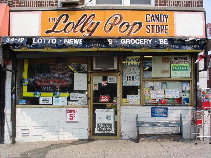 Lolly Pop Candy Store, 34-19 30th Avenue, Astoria, Queens, August 14, 2005