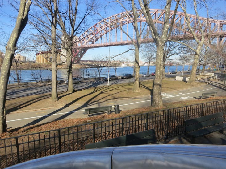 Hell Gate Bridge From Playground Slide, Astoria Park, Astoria, Queens, January 10, 2013