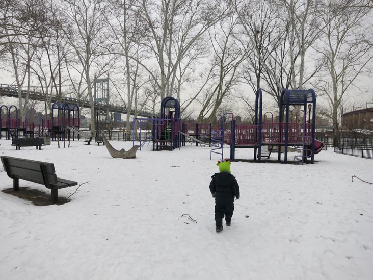 Charybdis Playground, Astoria Park, Astoria, Queens, February 21, 2015
