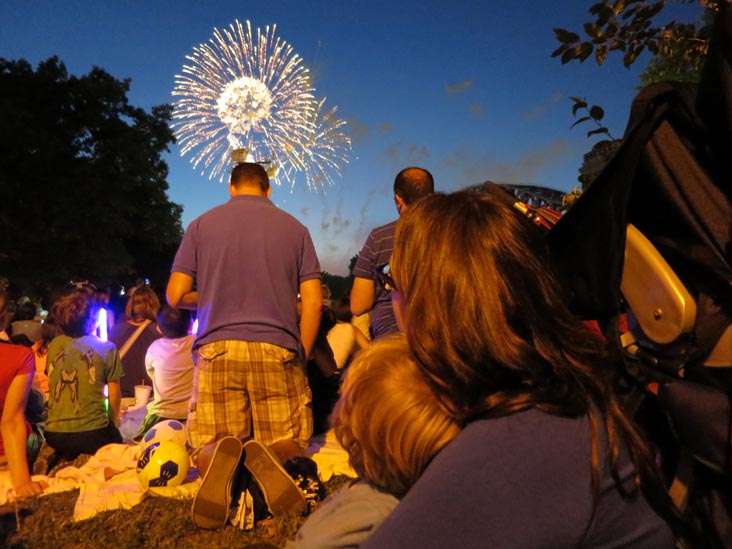 Fireworks, Astoria Park, Astoria, Queens, June 30, 2014