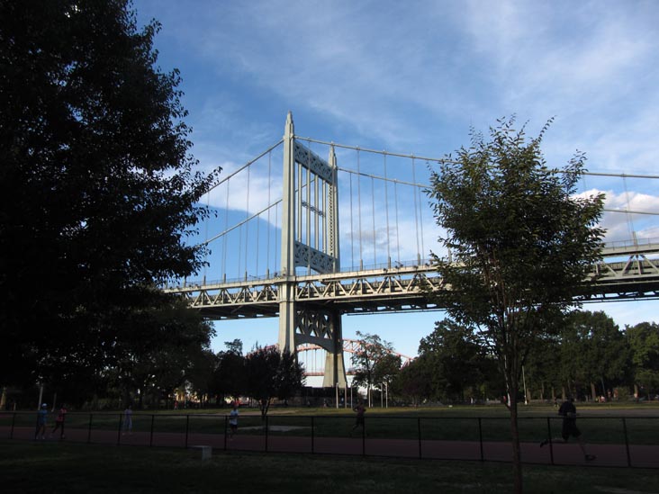 Astoria Park Track, Robert F. Kennedy Bridge, Astoria Park, Astoria, Queens, September 16, 2012