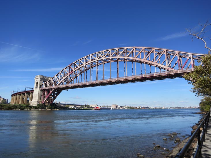 Hell Gate Bridge, Shore Boulevard, Astoria Park, Astoria, Queens, October 1, 2012