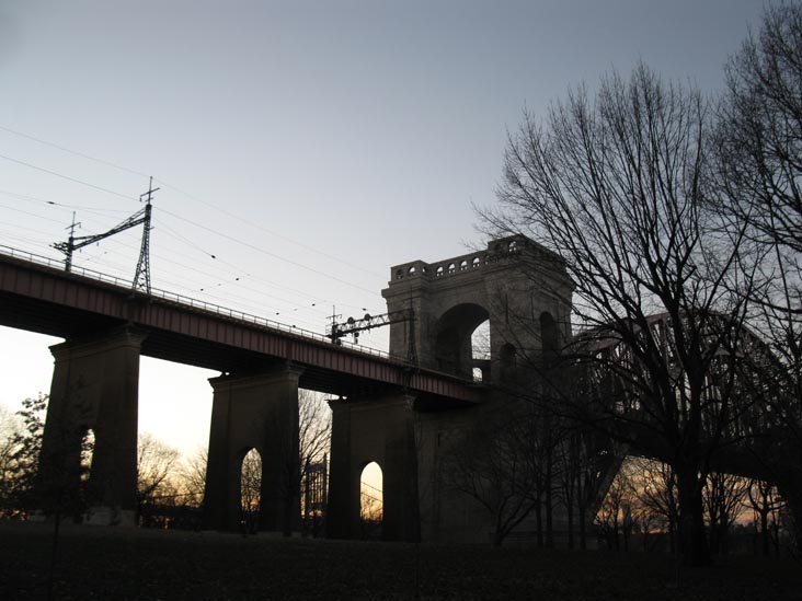 Hell Gate Bridge, Astoria Park, Astoria, Queens, December 26, 2011