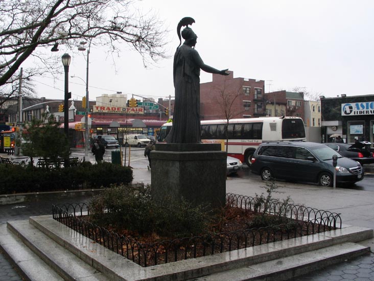 Athena, Athens Square, Astoria, Queens, February 3, 2006