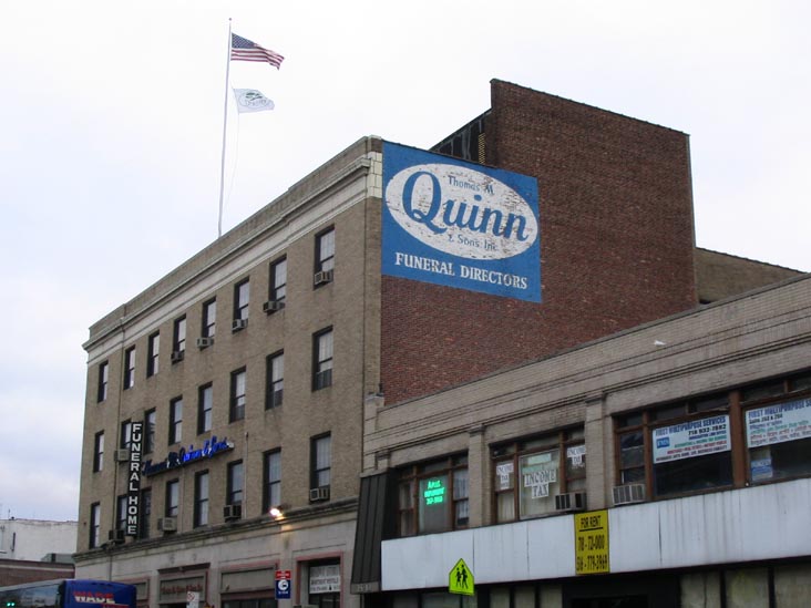 Quinn & Sons Funeral Home, 35-20 Broadway, Astoria, Queens, March 28, 2004