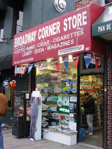 Broadway Corner Store, 38-02 Broadway Near 38th Street, Astoria, Queens, March 28, 2004