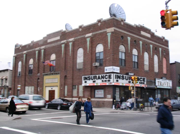 Broadway and 41st Street, NE Corner, Astoria, Queens, March 28, 2004