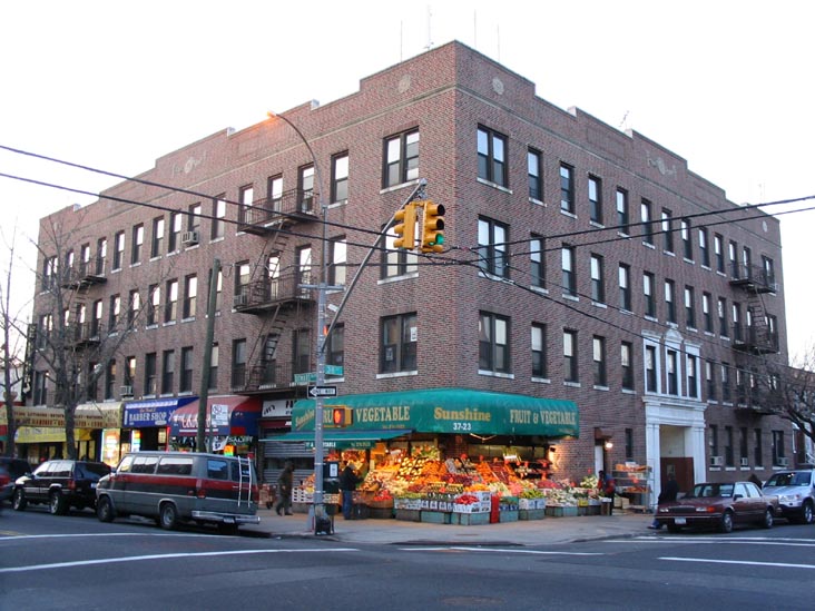Ditmars Court Apartments, 38th Street and Ditmars Boulevard, NW Corner, Astoria, Queens