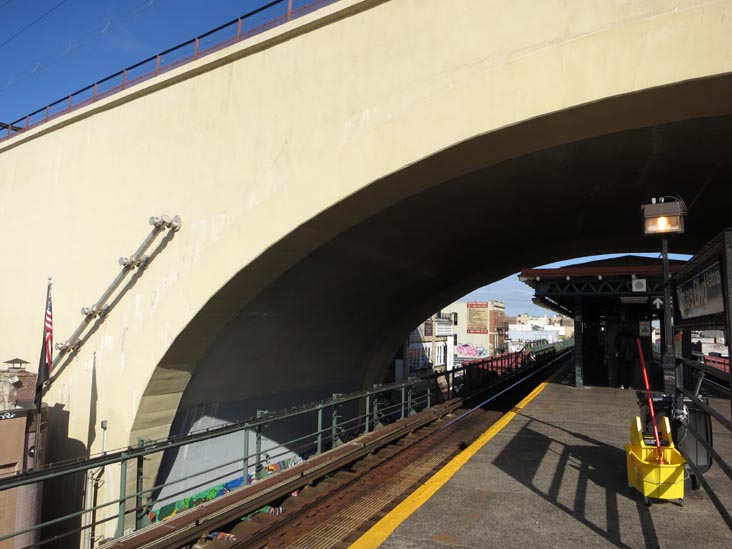 Ditmars Boulevard Subway Station Platform, Astoria, Queens, November 14, 2012