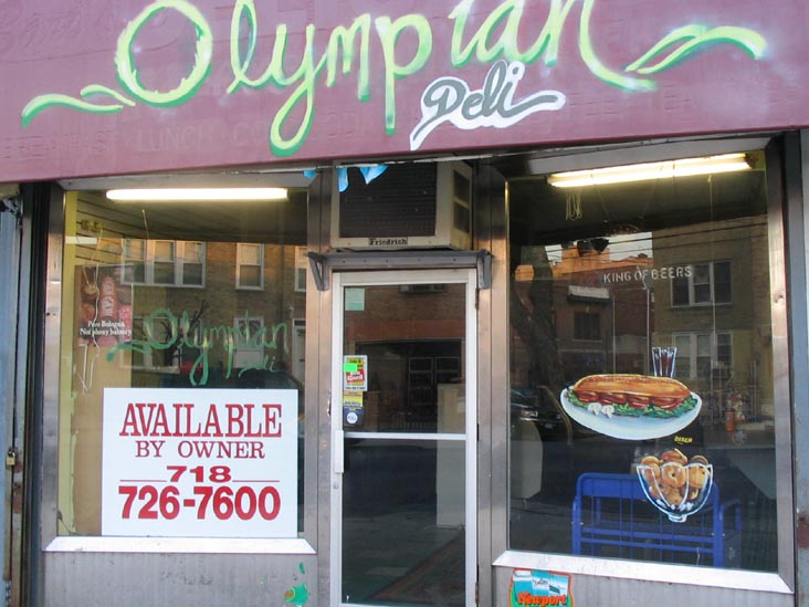 Former Olympian Deli, Ditmars Boulevard, Astoria, Queens, March 23, 2004