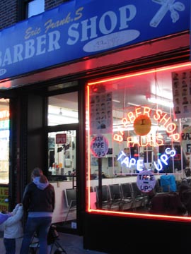 Eric Frank.S Barber Shop, 27-17 Ditmars Boulevard, Astoria, Queens, March 23, 2004