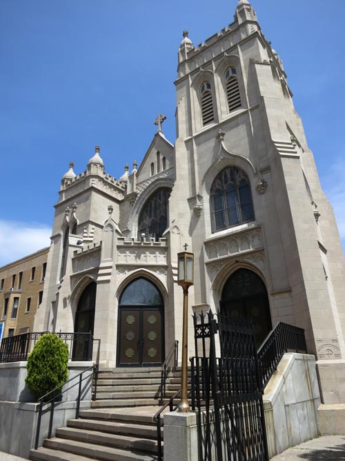 Our Lady of Mount Carmel Church, Newtown Avenue and Crescent Street, NW Corner, Astoria, Queens, May 7, 2013