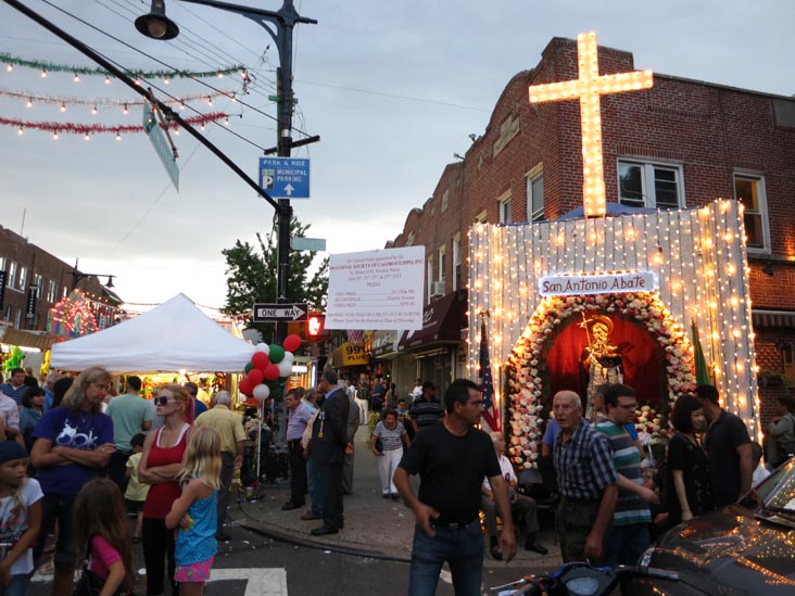 San Antonio Abate Festival, Ditmars Boulevard, Astoria, Queens, June 23, 2013