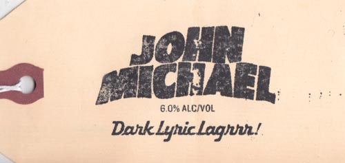 John Michael Growler Tag, SingleCut Beersmiths, 19-33 37th Street, Astoria, Queens
