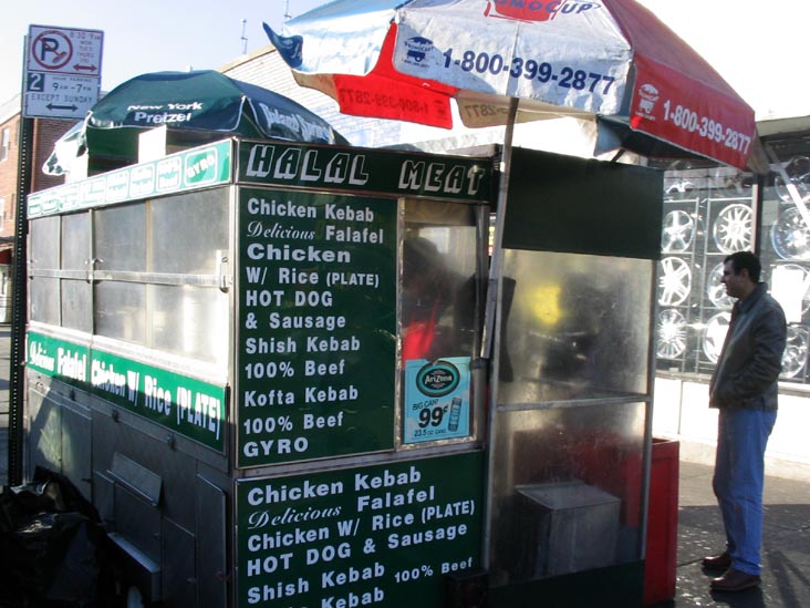 Halal Street Meat, Steinway Street at 34th Avenue, Astoria, Queens, March 13, 2004