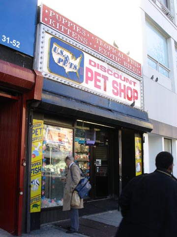 Discount Pet Shop, Steinway Street, Astoria, Queens, March 13, 2004