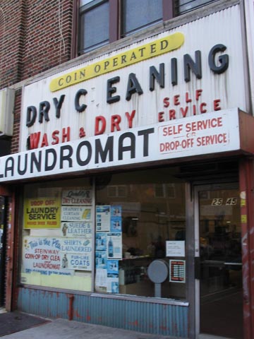 Laundromat, 25-45 Steinway Street, Astoria, Queens, March 13, 2004