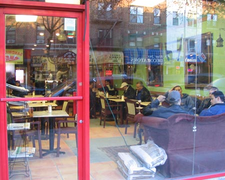 Shisha Cafe, Steinway Street, Astoria, Queens, March 13, 2004