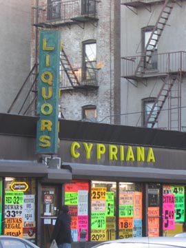 Cypriana Liquors, 38-12 28th Avenue, Astoria, Queens, March 13, 2004