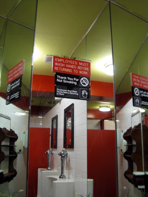 Employees Must Wash Hands, Tequila Sunrise, 40-01 Northern Boulevard, Astoria, Queens, May 2, 2009