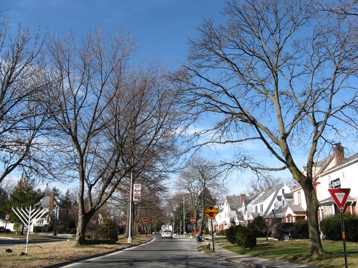 Looking North Up Bell Boulevard Toward 53rd Avenue From Luke Place, Bayside, Queens